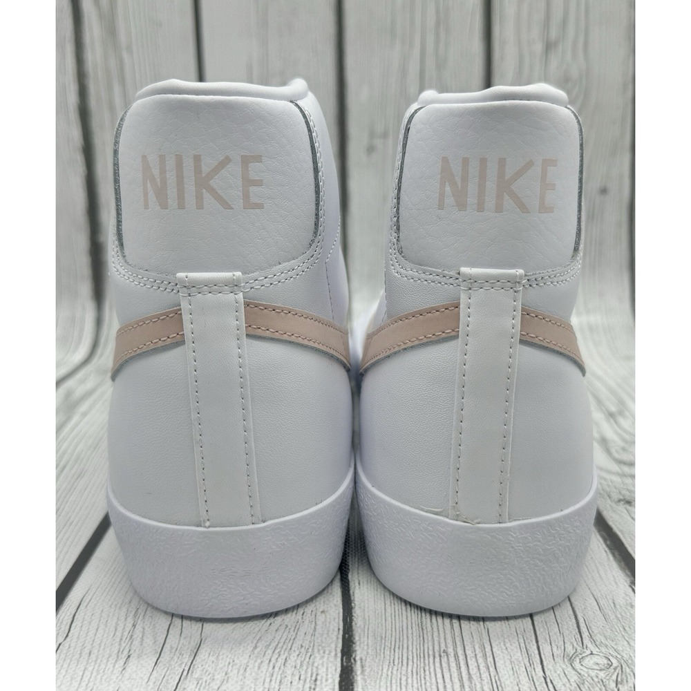Nike Women's Blazer Mid '77 Vintage White Pink Oxford Size 12 CZ1055‑118 - Picture 2 of 7